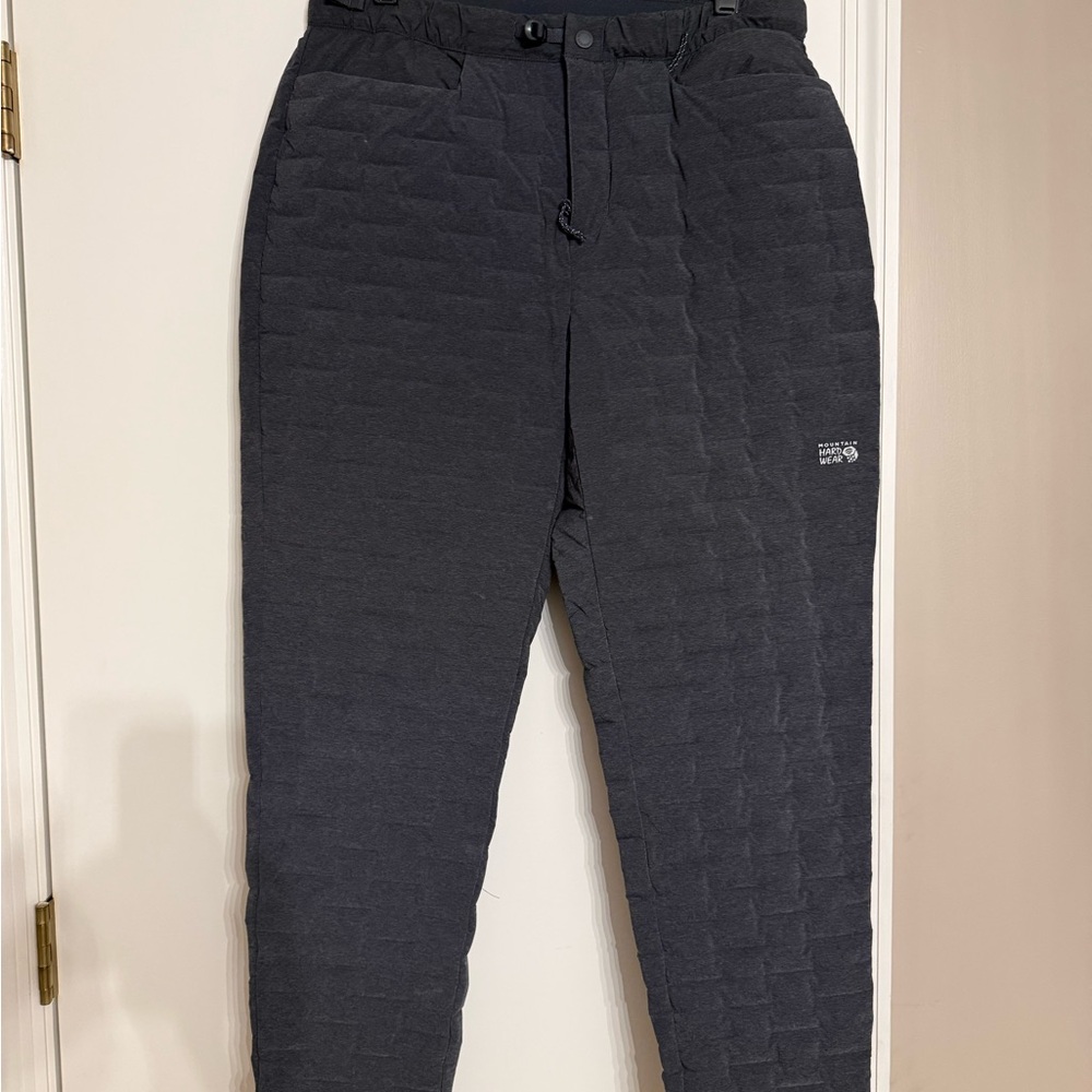 Mountain Hardwear Dark Gray Quilted Cold Weather Pants